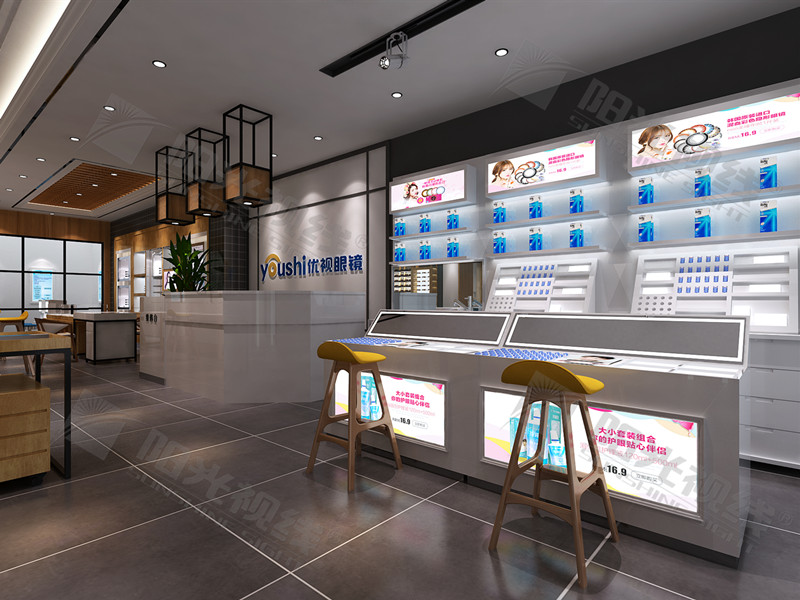 四川優(yōu)視眼鏡店裝修設(shè)計效果圖